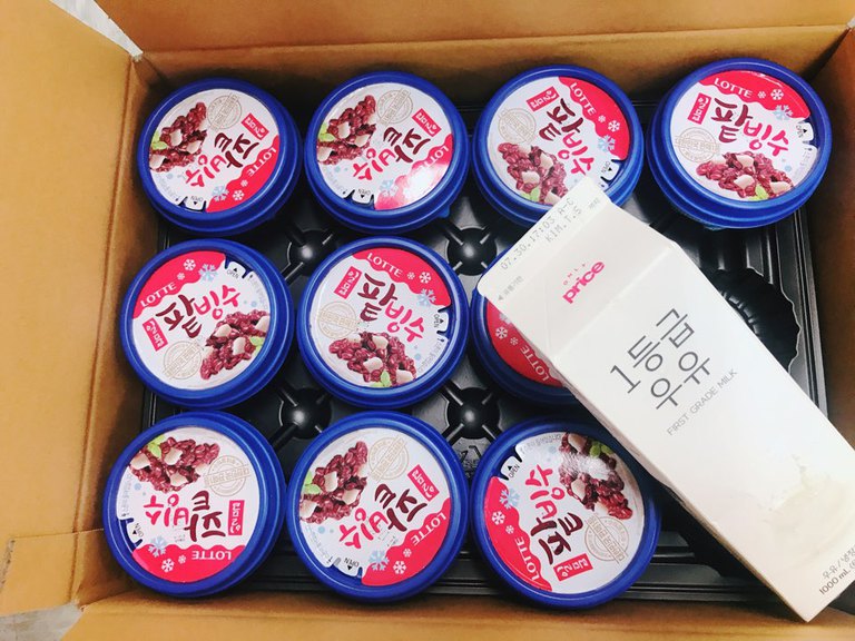 여름 간식 팥빙수 제공 ~ 